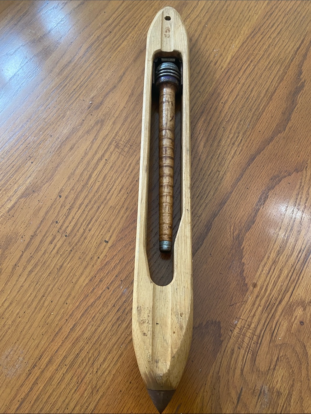 Wooden Weaving Shuttle Vintage Antique
